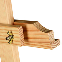 Chevalet d'art en bois naturel de 150 cm pour peinture, support de peinture en bois, chevalet de table
