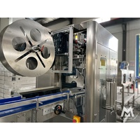 Machine électrique automatique de production d'étiquettes à manchon thermorétractable à chaud pour bouteilles canettes en PET