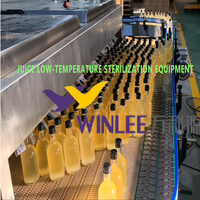 Superleverancier SUS 304 spuitpasteurisatiemachine fles vruchtensap pasteurisator dranken tunnelpasteurisator