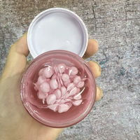 Crème pour le visage à la capsule de collagène rose PDRN, lotion hydratante pour la peau avec crème gelée pour le visage