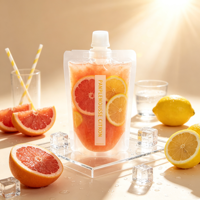 Pochettes à bec verseur personnalisées pour boissons liquides, jus de fruits, gelées, purées – Sacs d'emballage alimentaire anti-odeur