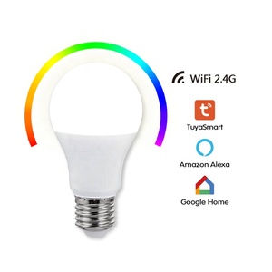 <span class=keywords><strong>Ampoule</strong></span> <span class=keywords><strong>LED</strong></span> Intelligente Télécommandée en Gros, RGB Dimmable, Contrôle par APP et Vocal pour Fêtes à Domicile - Product Image 3