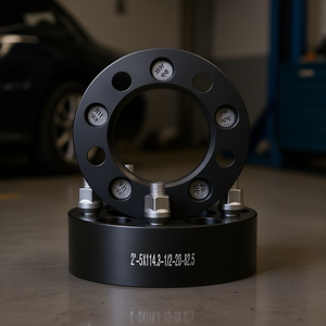 Adaptadores de Rueda de 2 Pulgadas 5x114.3 de Aleación de Aluminio Negro para Mejora y Reequipamiento - Product Image 2