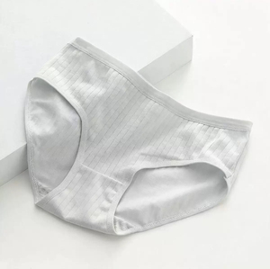 Slip da donna in cotone stile sportivo <span class=keywords><strong>a</strong></span> <span class=keywords><strong>vita</strong></span> media, traspiranti, taglie forti, best-seller - Product Image 2