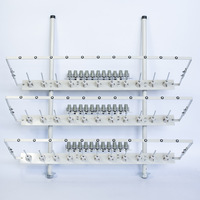 Support métallique professionnel anti-vibration et antirouille à 66 broches pour machine à coudre industrielle robuste, accessoire pour atelier textile