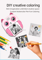 Cámara Instantánea para Niños (Nueva): Impresión Instantánea de Fotos, Cámaras Duales Delantera/Trasera, Pantalla HD de 2.36 Pulgadas, Mini Portátil, Logotipo Personalizable