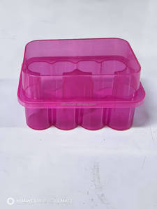 10-units Transparent Plastic Bottle <b>Box</b> Cillin Bottle <b>Storage</b> Travel Case Small Bottle Rack Medical Use Recycled Embossing - Product Image 6