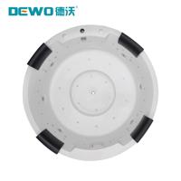 Bañera de Hidromasaje Moderna de Acrílico y Madera con Calefacción Termostática y Altavoz Bluetooth para Hotel, Interior/Exterior