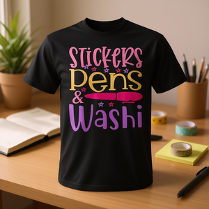 Pegatinas, bolígrafos, Washi Planner, camiseta para planificación de la vida - Product Image 3