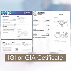 Diamante Sintético con Certificado IGI de 1~5CT, Color D, Claridad VVS1 VVS2 VS1 VS2, Corte Ovalado Excelente, Diamante Cultivado en Laboratorio CVD HPHT - Product Image 4