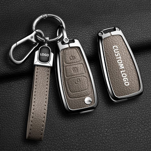 Funda para Llaves de Coche de Aleación de Zinc y Cuero para <span class=keywords><strong>Ford</strong></span> <span class=keywords><strong>Tourneo</strong></span> <span class=keywords><strong>Custom</strong></span>/Transit/Focus/Mondeo/Mondeo <span class=keywords><strong>Titanium</strong></span>/Kuga/S-MAX - Product Image 6