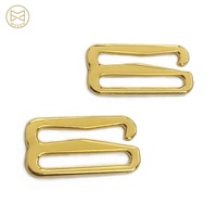 Bademode Zubehör Gold Zink-legierung Individuelles Logo Metall Bar Schnalle Ring