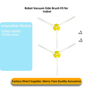 Cepillos Laterales de Repuesto para Aspiradoras Robóticas iRobot <span class=keywords><strong>Roomba</strong></span> Series 500, 600 y 700, Modelos 550, 560, <span class=keywords><strong>650</strong></span>, 670, 675, 692, 694, 770, 780 - Product Image 5