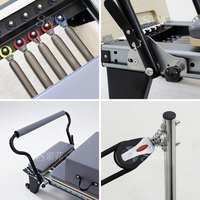 Bodybuilding Langlebige Hochwertige Yoga Vollausziehbare Liege Schwarzes Aluminium Pilates Reformer Gerät Box Jump Board Tragbar