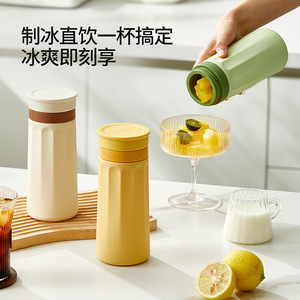 Squeeze <b>Ice</b> Cup Freeze <b>Ice</b> Cube Mold Quick Homemade <b>Ice</b> <b>Maker</b> For Iced Coffee Casual Drinks Family Party Use - Product Image 1