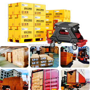 Cán vườn cây leo ghế vườn công cụ tổ chức chỗ ngồi trượt trang trại sân làm việc Xe đẩy băng ghế dự bị trang trại công cụ chủ lưu trữ phân - Product Image 3