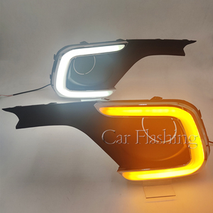 Luces de Circulación Diurna DRL para Coche para <span class=keywords><strong>Suzuki</strong></span> <span class=keywords><strong>Swift</strong></span> 2017 2018 2019 2020 2021 2022 <span class=keywords><strong>2023</strong></span> Cubierta de Faro Antiniebla con Señal de Giro Amarilla - Product Image 6