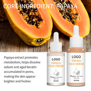 Crema Facial Blanqueadora de Papaya Vegana Natural de Marca Privada, Loción Facial Aclarante, Set de Cuidado de la Piel con Papaya - Product Image 3