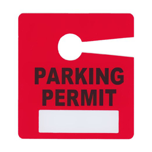 Ne pas bloquer le permis de stationnement des visiteurs de vue Mini étiquettes de stationnement - Product Image 3