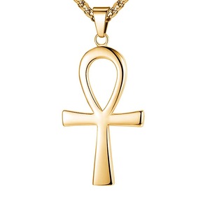 MECYLIFE Colgante <span class=keywords><strong>Cruz</strong></span> Ankh <span class=keywords><strong>Egipcia</strong></span> de Acero Inoxidable, Joyería Ankh <span class=keywords><strong>Cruz</strong></span> de la Vida <span class=keywords><strong>Egipcia</strong></span>, Collar Ankh - Product Image 4
