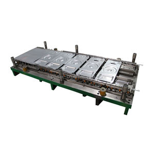 แม่พิมพ์ขึ้นรูปโลหะแผ่นด้วยเครื่องมือดัดขึ้นรูปสำหรับเตาไมโครเวฟ แผงด้านล่าง แผ่นด้านบน แบบปั๊มขึ้นรูปแบบโปรเกรสซีฟ ตามมาตรฐาน ISO9001 จัดส่งรวดเร็ว - Product Image 2