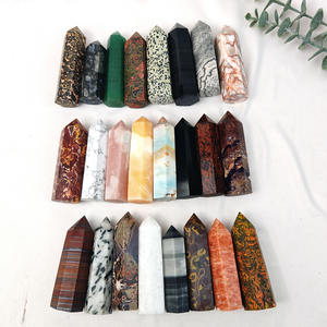 Vente flash : Pointes <span class=keywords><strong>de</strong></span> cristal <span class=keywords><strong>de</strong></span> 7 à 10 cm, obélisque poli, artisanat <span class=keywords><strong>de</strong></span> guérison, ornement <span class=keywords><strong>de</strong></span> maison, cadeaux d'artisanat en cristal pour la décoration - Product Image 3