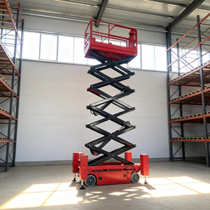 โต๊ะยกแบบกรรไกรไฟฟ้า 20 เมตร ได้รับการรับรองมาตรฐาน CE ระบบปรับระดับอัตโนมัติ ขับเคลื่อนด้วยตัวเอง สำหรับงานอุตสาหกรรมที่สูง - Product Image 1