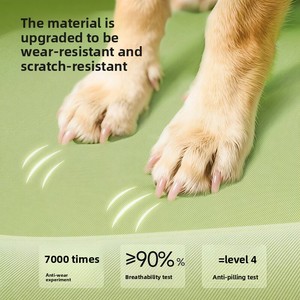 Summer Waterproof Breathable Extra-large Rectangular <b>Dog</b> <b>Bed</b> Tear-resistant <b>Mat</b> All-season Washable Cooling PP Cotton Solid Pet - Product Image 4