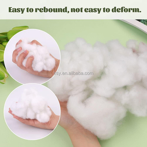 100g túi trước khi đóng gói Gối nhồi điền sợi sinh thái thân thiện mềm đồ chơi điền fiberfil nhồi xử lý <span class=keywords><strong>Polyester</strong></span> Điền - Product Image 2
