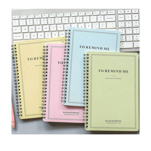 Mini cuaderno de diario en espiral para estudiantes para uso de tareas con cubierta de papel duradera - Product Image 1