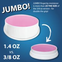 Humidificateur du bout des doigts 40g antidérapant pour bureau, magasins, maisons, fournitures scolaires et de bureau.