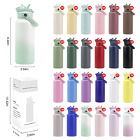Bouteille d'Eau Isotherme à Double Paroi en Acier Inoxydable, Personnalisable avec Logo OEM, de 18oz 32oz 24oz 25oz
