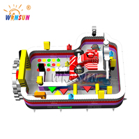 WINSUN Factory : Vente et location de matériel de course automobile gonflable, parcours d'obstacles gonflable, combo maison de rebond et toboggan