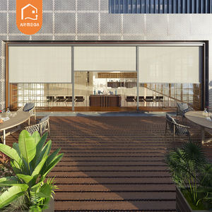 Pantalla motorizada de patio retráctil eléctrica Turer al por mayor, pantalla de jardín con cremallera integrada, pantalla ciega para exteriores estenopeica - Product Image 6