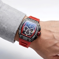 Montres ONOLA 6827Q, montres à quartz avec diamants, montres de luxe 2024 pour hommes