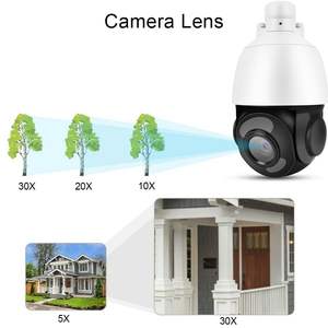 5MP 36X optik Zoom Starlight PTZ kamera IP hareket Speed Dome kamera IP66 POE dahili Mic - Product Image 3