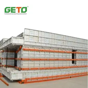 Lower Cost Mould Interlocking Molds Concrete Hollow Blocks High Efficiency Plastic 63# Formwork Building Construction 100-2600mm