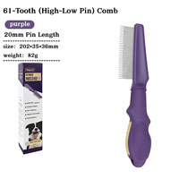 Peigne pour animaux de compagnie, peigne pour chat, peigne pour chien, râteau de toilettage, peigne anti-puces