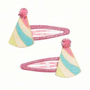 Horquillas de unicornio para niños, juego de pinzas para el cabello para niños, pinzas para el cabello con lazo de dibujos animados, accesorios para el cabello para niñas y niños - Product Image 5