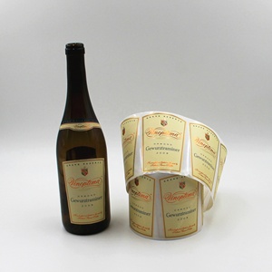 Tem nhãn chai rượu giấy cao cấp tùy chỉnh, chống thấm nước, in logo riêng, ép kim vàng, tem nhãn logo <span class=keywords><strong>ODM</strong></span> dạng cuộn - Product Image 3