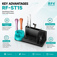 Boîte de rangement en métal multifonctionnelle RF-ST15, support rotatif à 360 degrés pour tournevis, espace de rangement vertical