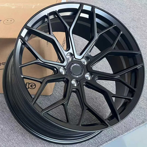 1-Piece Deep Concave Custom Alloy Car Wheels 17-22 Inch 5x112/120/114.3 Forged Semi-Gloss Black 5-Year Warranty for - Product Image 5