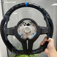 Volant de course en fibre de carbone forgée et cuir pour BMW F10 F30 F32 G20 G28 G30 G05 G06 G07 G11 G12 M2 M3 M5 F80 F82
