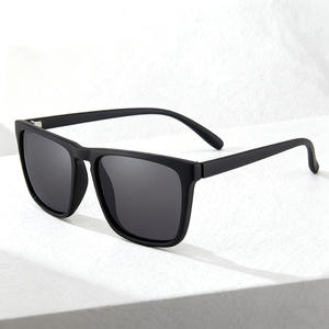 Lunettes de soleil polarisées classiques rétro à monture carrée pour hommes, protection UV400, pour la conduite, la pêche, les voyages, la mode - Product Image 2