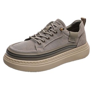 Chaussures en toile pour hommes Empire Pipe, bout rond, à lacets, respirantes, semelle en caoutchouc, chaussures décontractées - Product Image 5