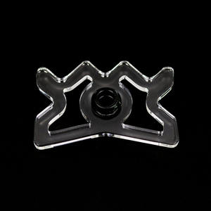 Accessorio per Biliardo in Materiale Acrilico Trasparente dal Design Bizzarro a Forma di Corona/Corno, Supporto per Stecca/Rastrelliera per Stecche - Product Image 1
