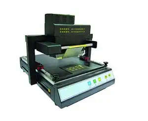 8025Hot بيع الساخنة الألومنيوم الذهب الرقمية آلة الطباعة على الرقائق المعدنية