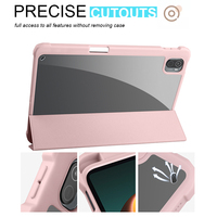 Étui de protection antichoc en TPU à quatre coins pour tablette Xiaomi Pad 5/5Pro6/6Pro/7/7Pro/8/8Pro avec support pliable multi-angles