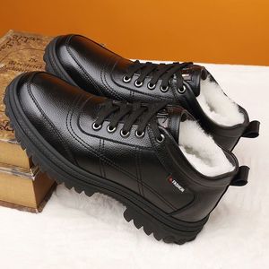 <span class=keywords><strong>Scarpe</strong></span> da <span class=keywords><strong>uomo</strong></span> <span class=keywords><strong>invernali</strong></span> in cotone alto alto foderato in pile da neve calda stivali da neve traspiranti in pelle Casual - Product Image 6