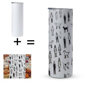 Vaso Térmico de Acero Inoxidable de 20oz con Diseño Personalizado, Taza Aislada y Resistente para Bebidas - Product Image 5